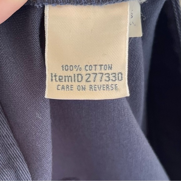 •L.L. Bean• Navy Blue Classic Fit Twill Pants - Size 14 - Picture 8 of 10